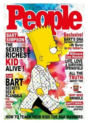 Kobalt Bart Simpson People Magazin