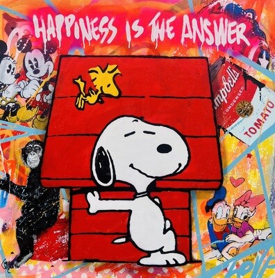 Marco Valentini - Happiness is the answer - Snoopy Marco Valentini - Happiness is the answer - Snoopy