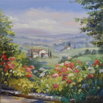 Ute Herrmann - Spornblumen bei Gordes Ute Herrmann - Spornblumen bei Gordes