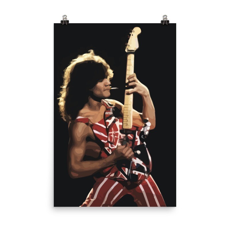 Eddie Van Halen Poster