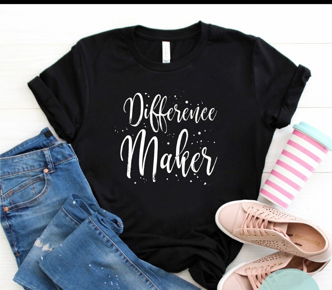 Difference Maker T-Shirt (Black)