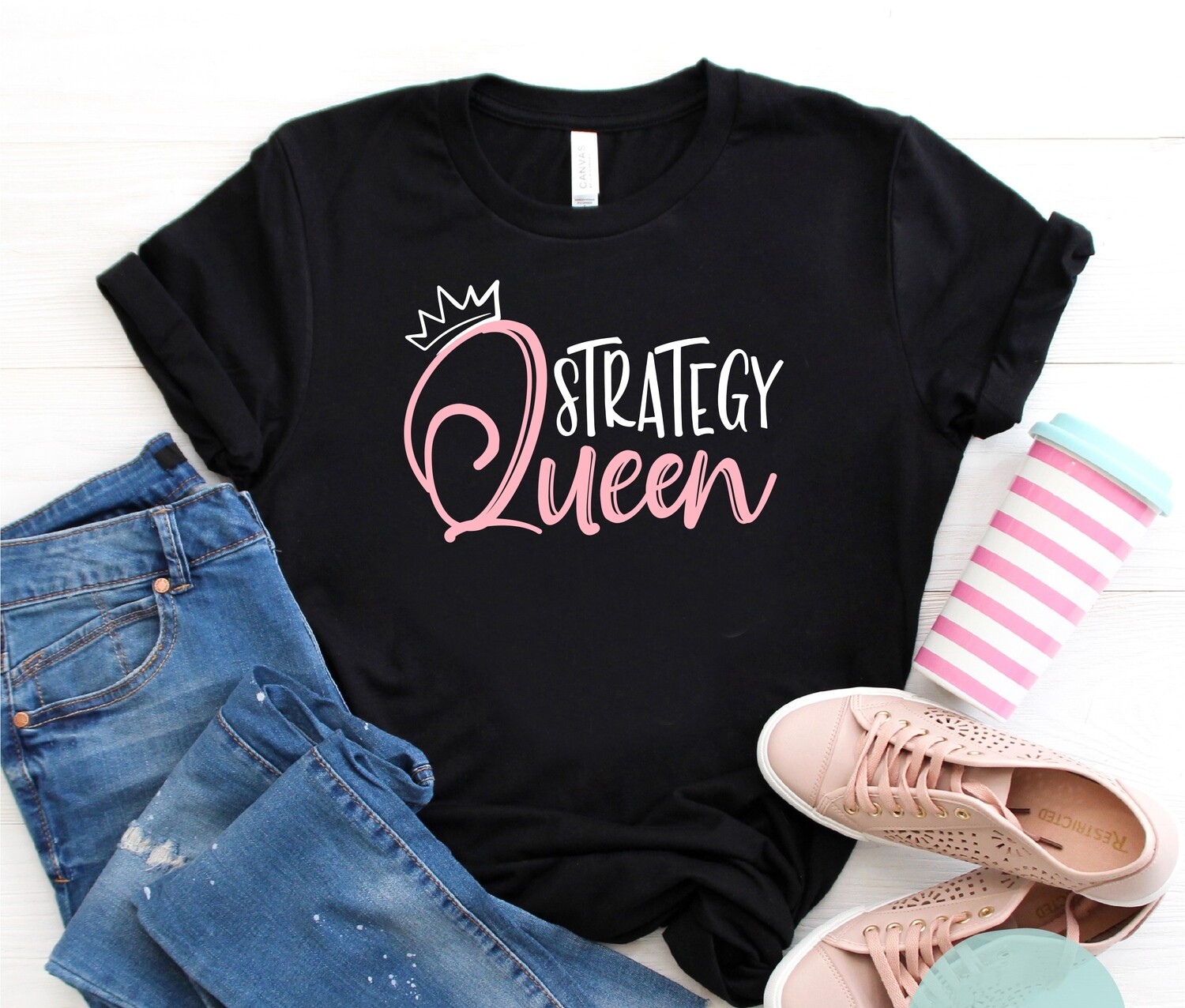 Strategy Queen T-Shirt (Pink)