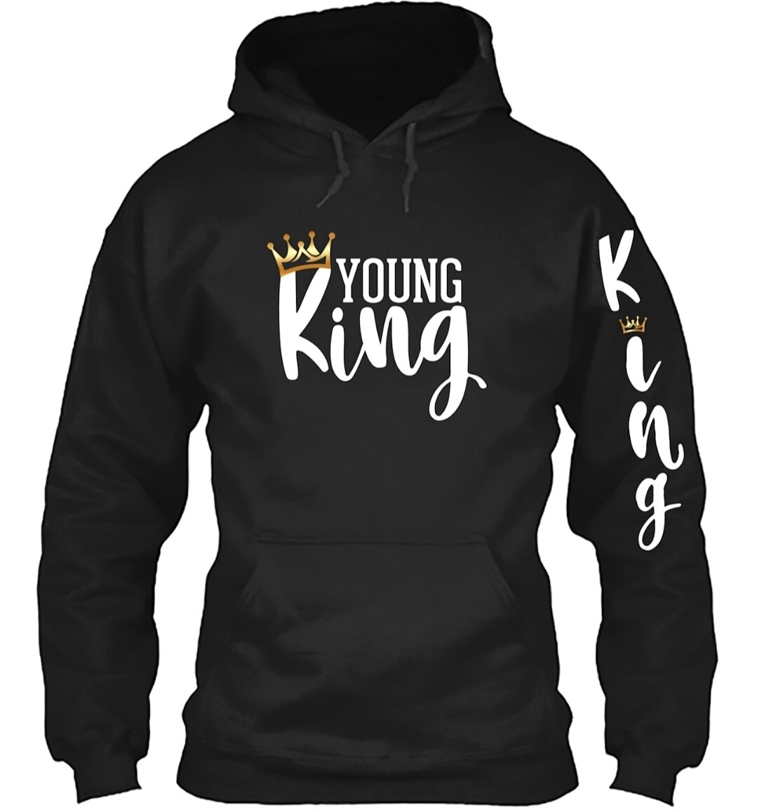 YOUNG King Adult Hoodie