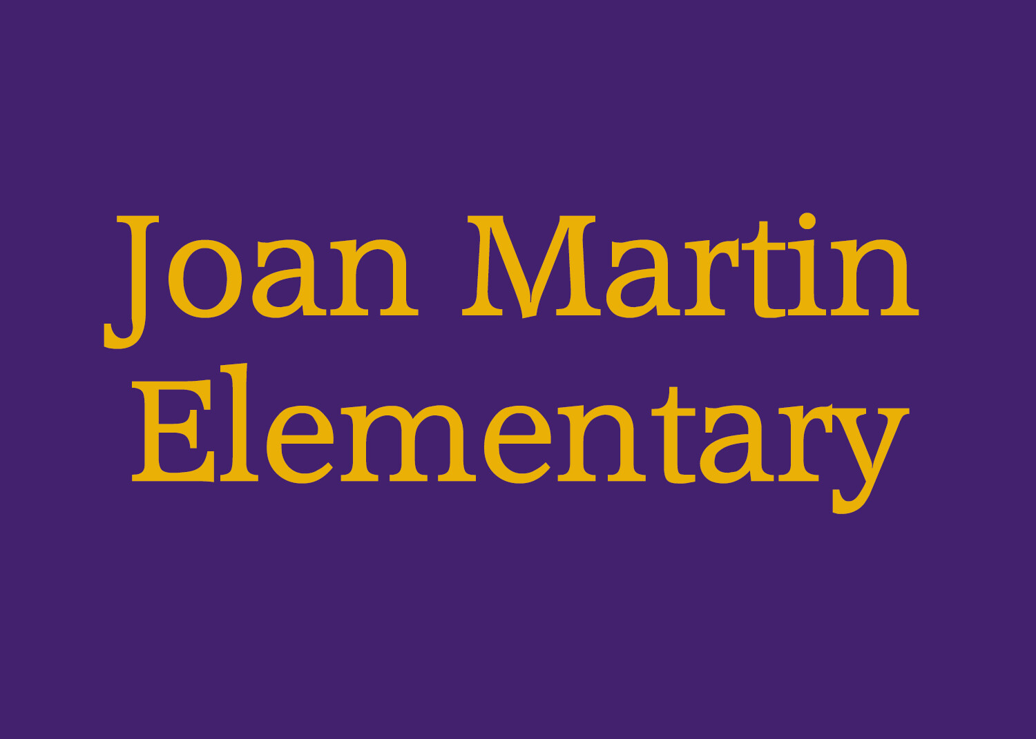 Joan Martin Elementary Yearbook