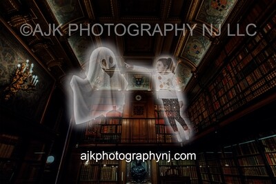Ghost In Library Digital Backdrop #1, for 1 subject, haunted, spooky, phantom, halloween background by Eric Miele from AJK Photography Ghost In Library Digital Backdrop #1, for 1 subject, haunted, spooky, phantom, halloween background by Eric Miele from AJK Photography