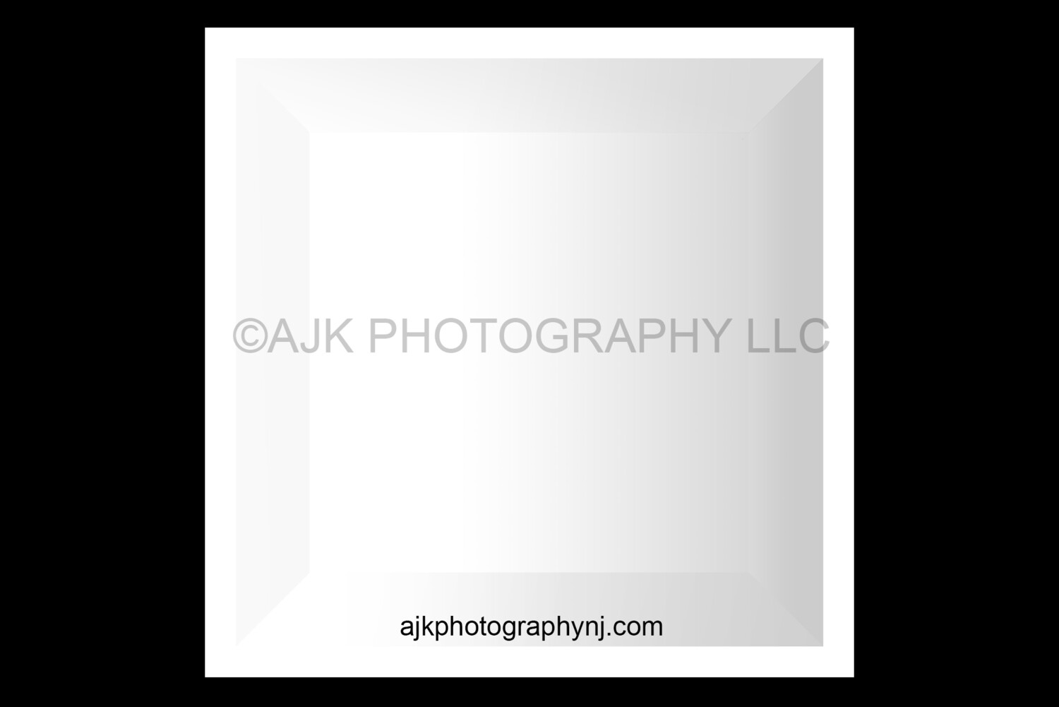1 white box template PNG Digital Overlay, composite, by Eric Miele from AJK Photography