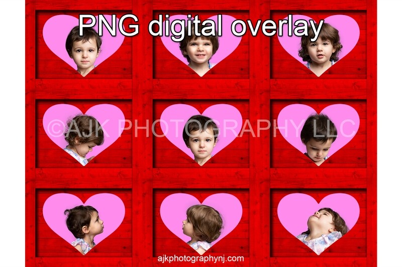 Valentines Day digital background, heart shaped holes in 9 red boxes, PNG digital overlay, box overlay, Valentine PNG, digital backdrop Valentines Day digital background, heart shaped holes in 9 red boxes, PNG digital overlay, box overlay, Valentine PNG, digital backdrop