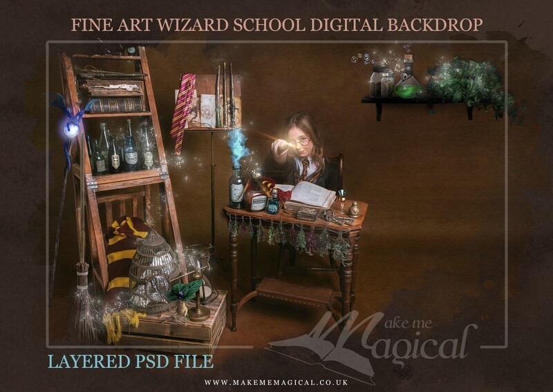 Magical Wizard desk digital backdrop by Makememagical. Wizard school digital background Layered PSD. World book day digital backdrop. Magical Wizard desk digital backdrop by Makememagical. Wizard school digital background Layered PSD. World book day digital backdrop.
