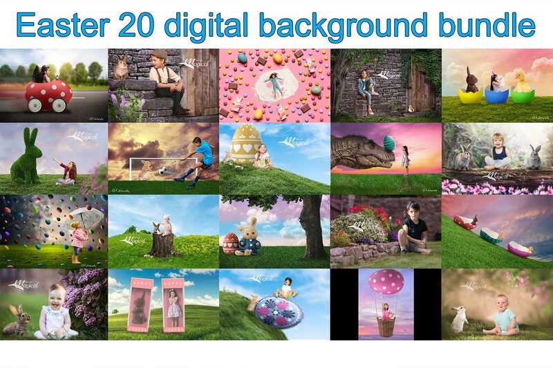 Easter digital backdrop bundle pack Easter digital backdrop bundle pack