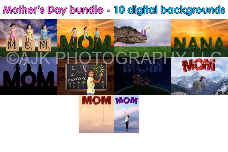 Mother's Day digital backdrop bundle pack Mother's Day digital backdrop bundle pack