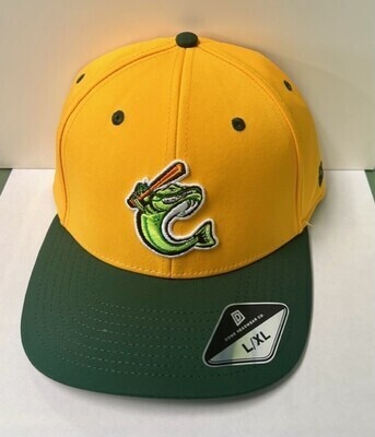 Dome Headwear Gold/Green Game Day Dry Fit XL