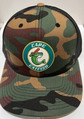 Trucker-Dark Camo-Circle Flex Catfish-Flex Fit Hat