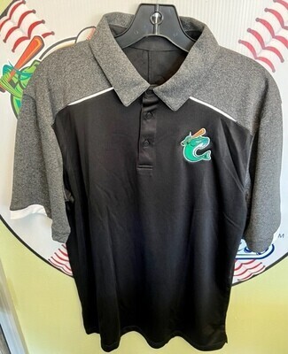 Russell Black Dry Fit Polo 