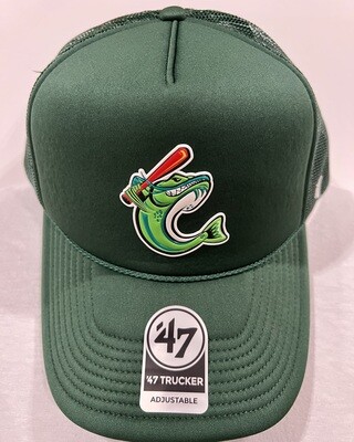 47' Foam Trucker Green Flex Fish