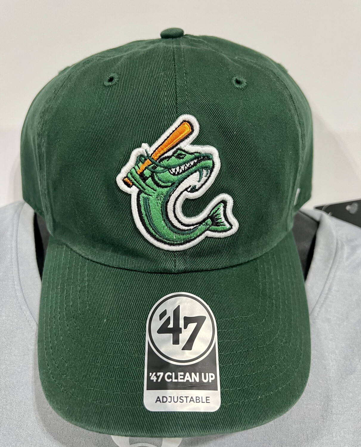 47' Clean Up Forest Green Hat Emb Catfish