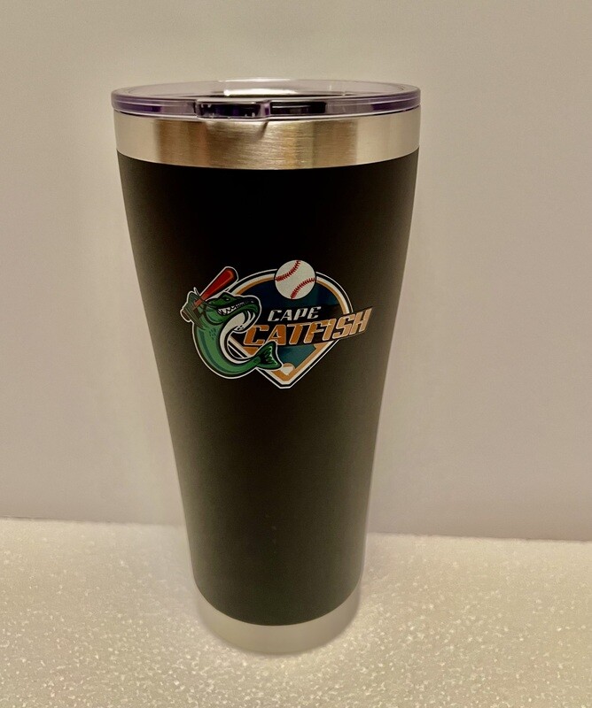 Catfsih Black/Lime 28 oz Tumbler