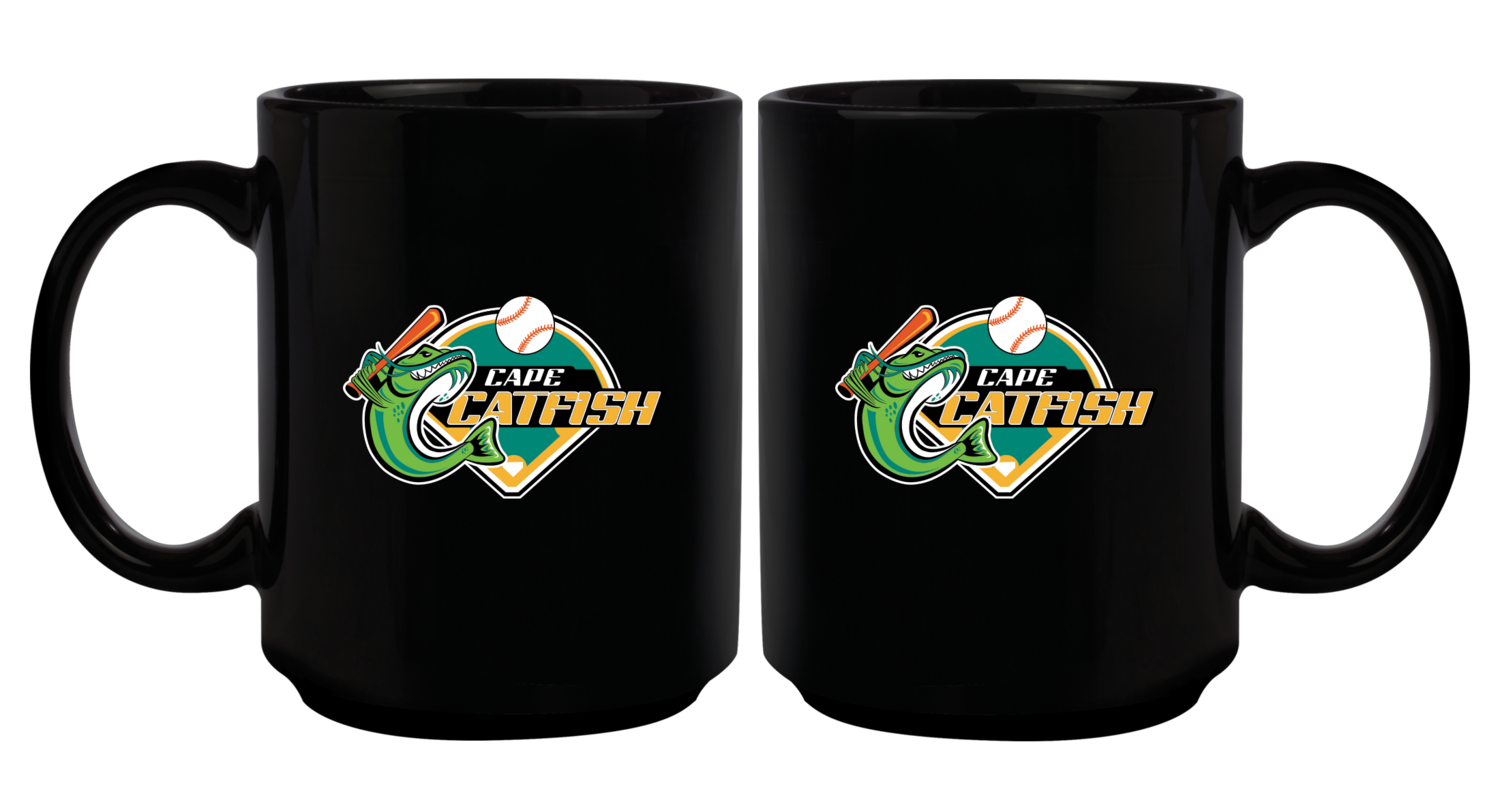 Catfish Black Coffee Mug