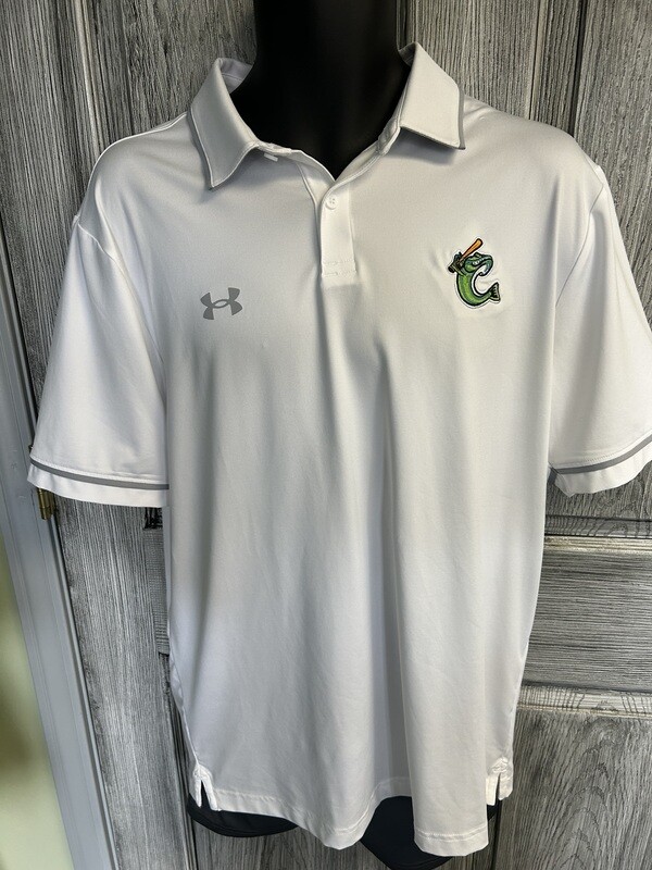 UA White Coaches Polo