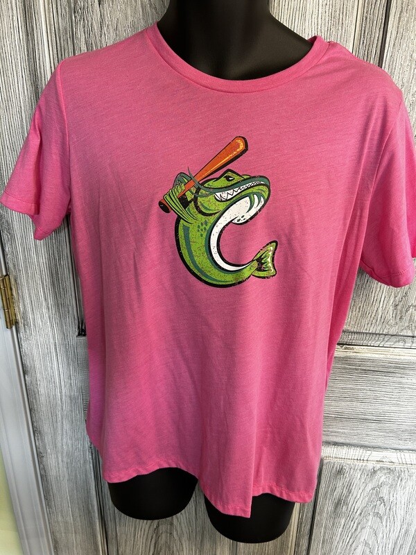 Women&#39;s Pink Bella Crew Fish only