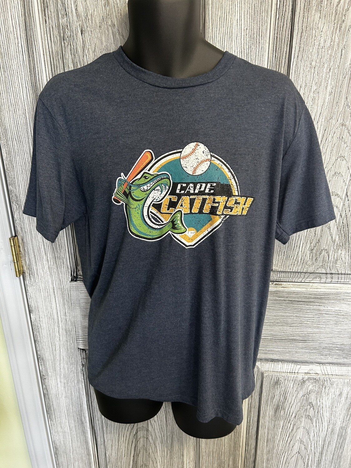 District Navy Blue Frost Diamond Logo Tee