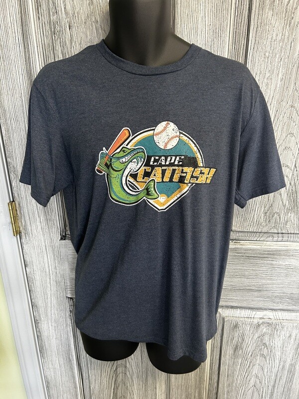 District Navy Blue Frost Diamond Logo Tee