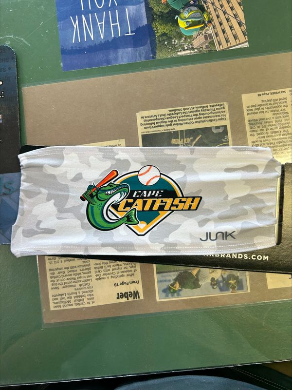 White Camo Fish Headband