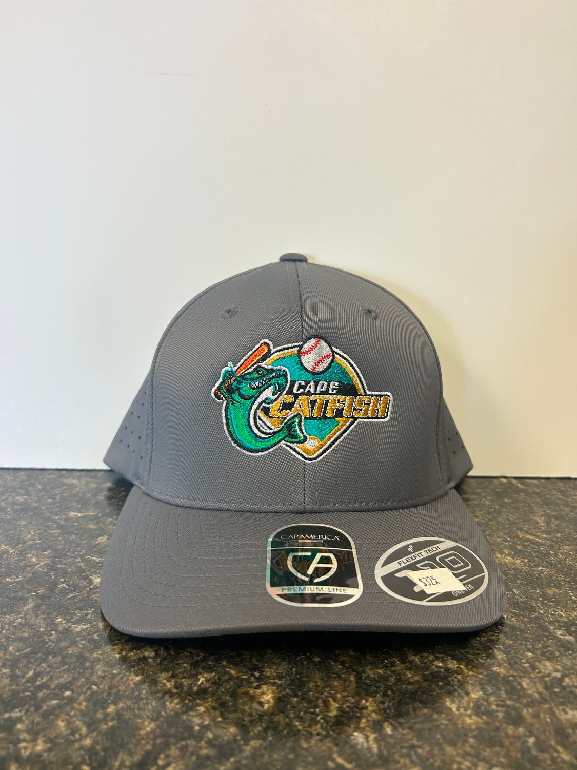  Cap America Catfish Diamond Logo Hat - Gray