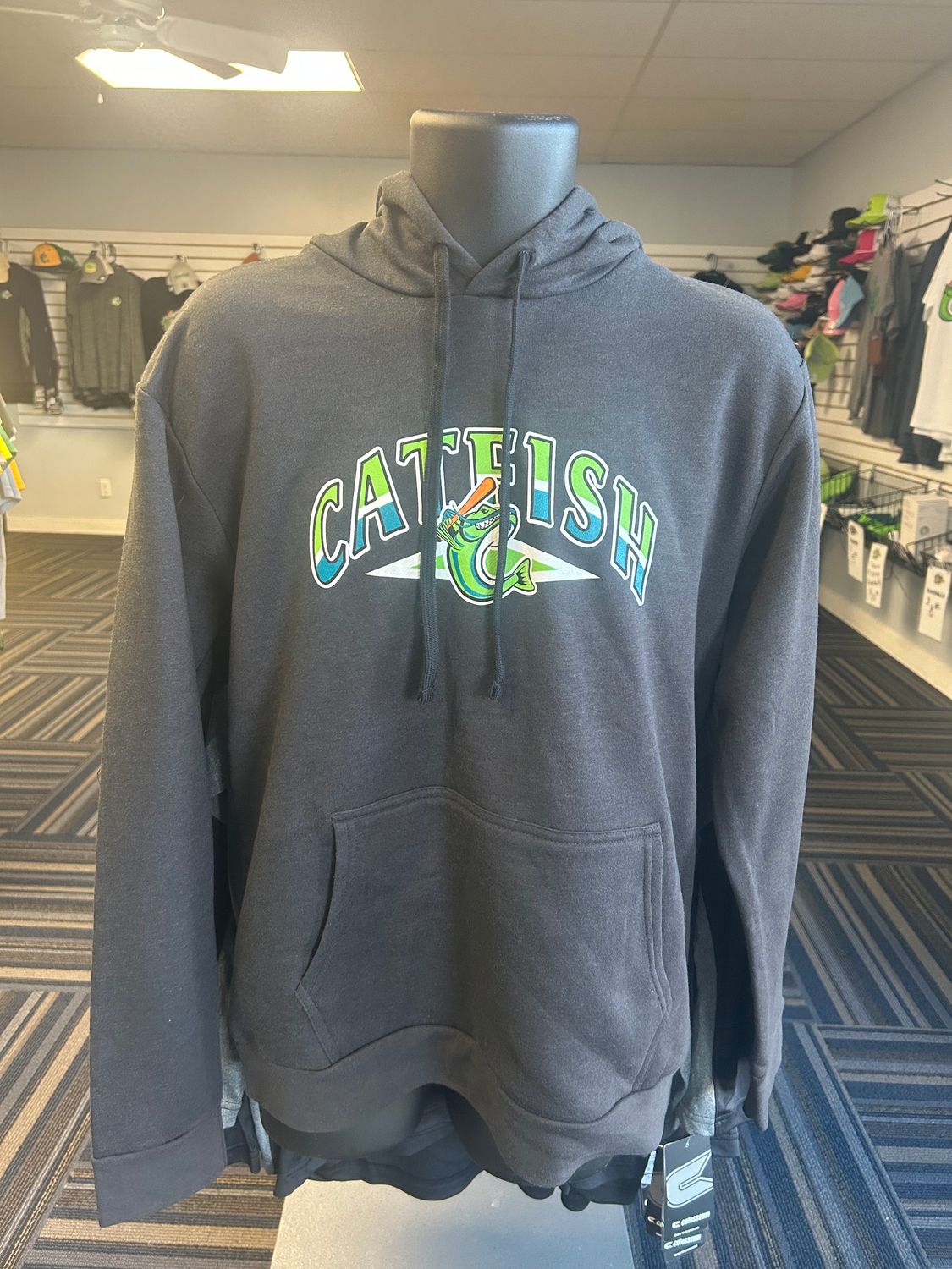 Cape Catfish Hooded Sweatshirt by Next Level - Charcoal