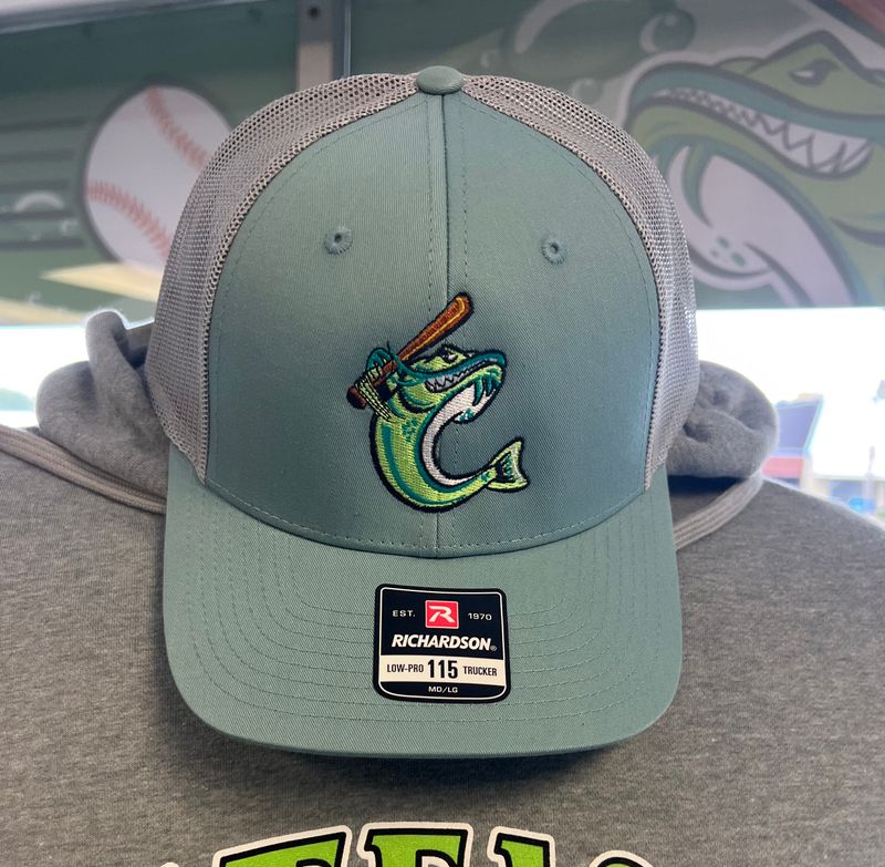 Catfish Light Teal/Silver Richardson 112 Fish logo