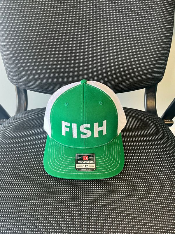 Green Richardson 112 &quot;Fish&quot; Trucker Cap