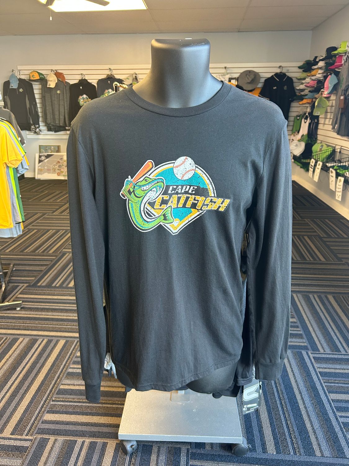 District long sleeve Catfish Tee's - Black