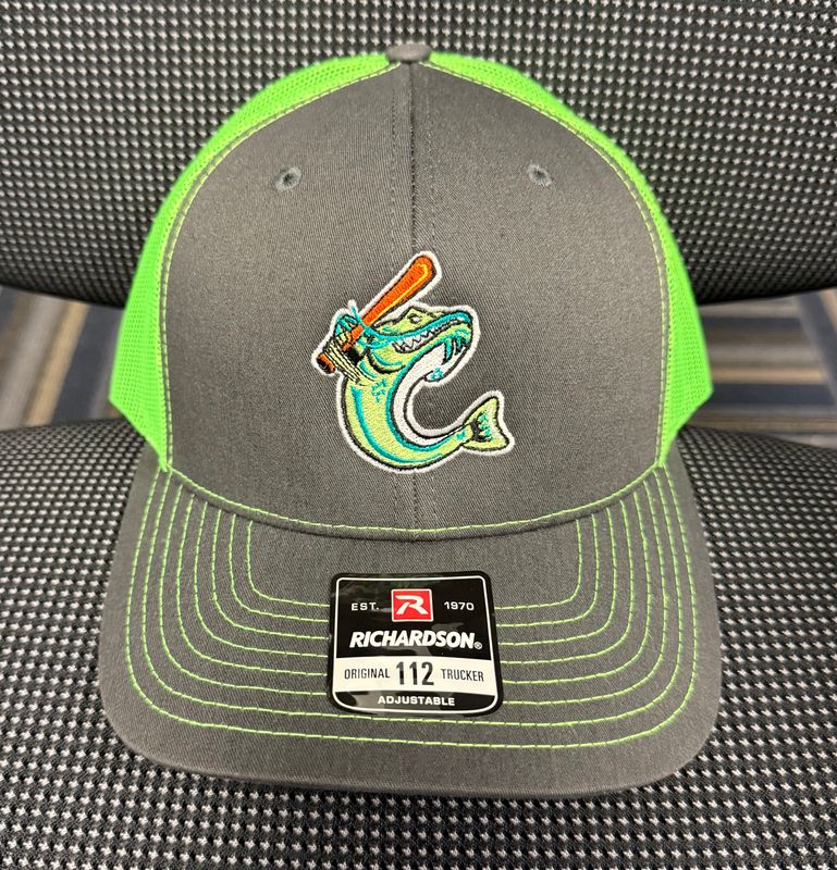Neon Green/Gray Richardson 112 Hat