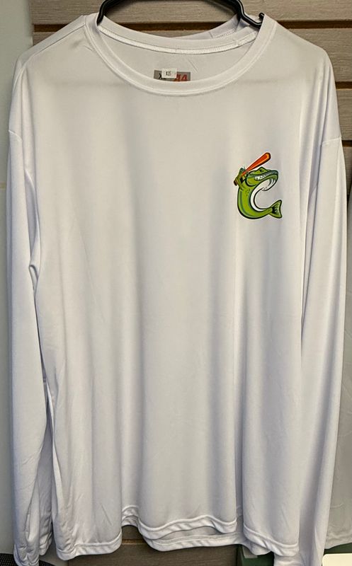 Stone Long Sleeve Tech Tee Small Catfish Logo