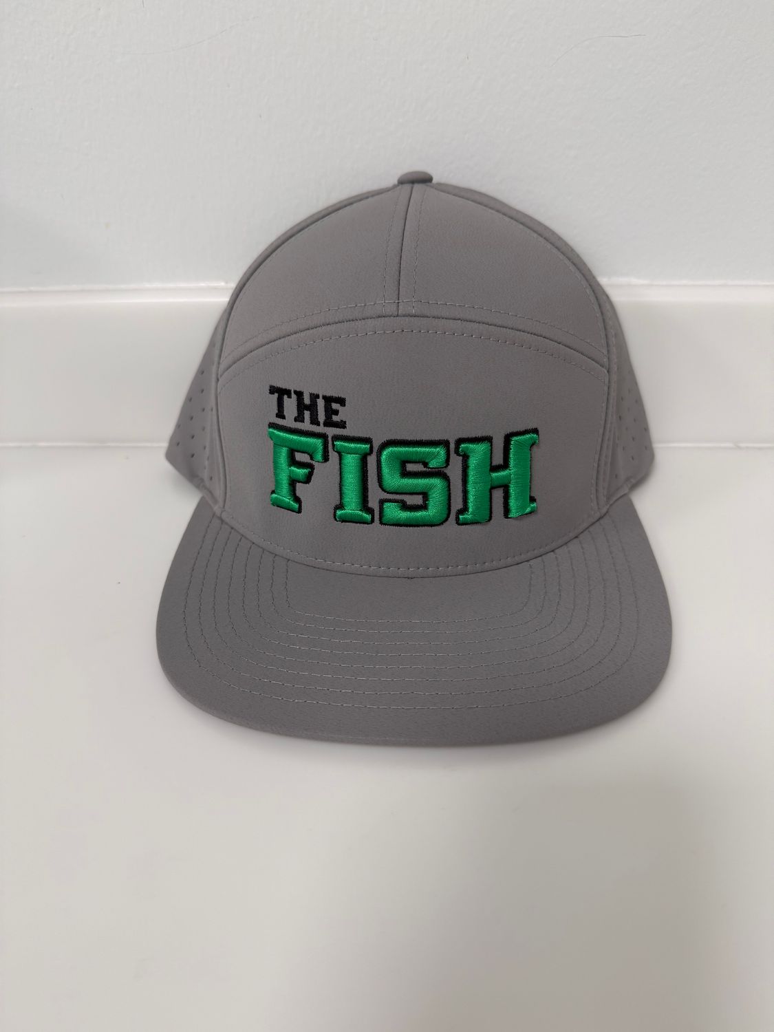 Richardson Outdoor Grey Hat with Fish Logo