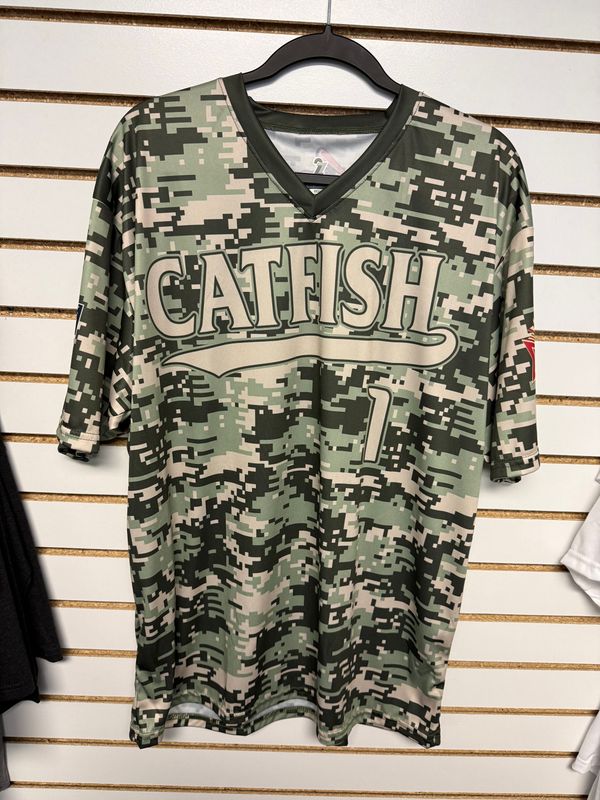2026 On field Authentic Catfish Camo Jersey