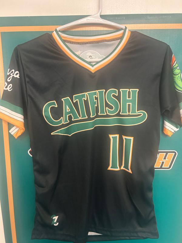 Black Catfish Youth Replica Jersey