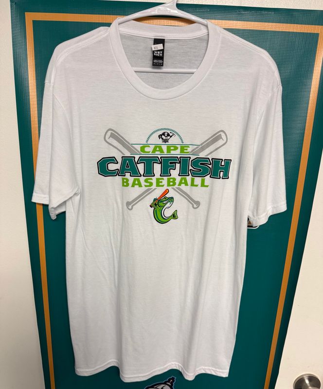 White District Cross Bat Catfish  Short Sleeve Tee