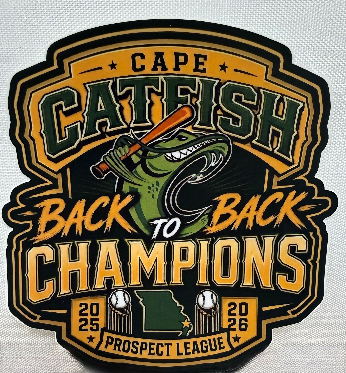 Back to  Back Catfish Decal - 5' x 5"