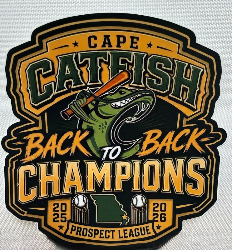Back to  Back Catfish Decal - 5' x 5"