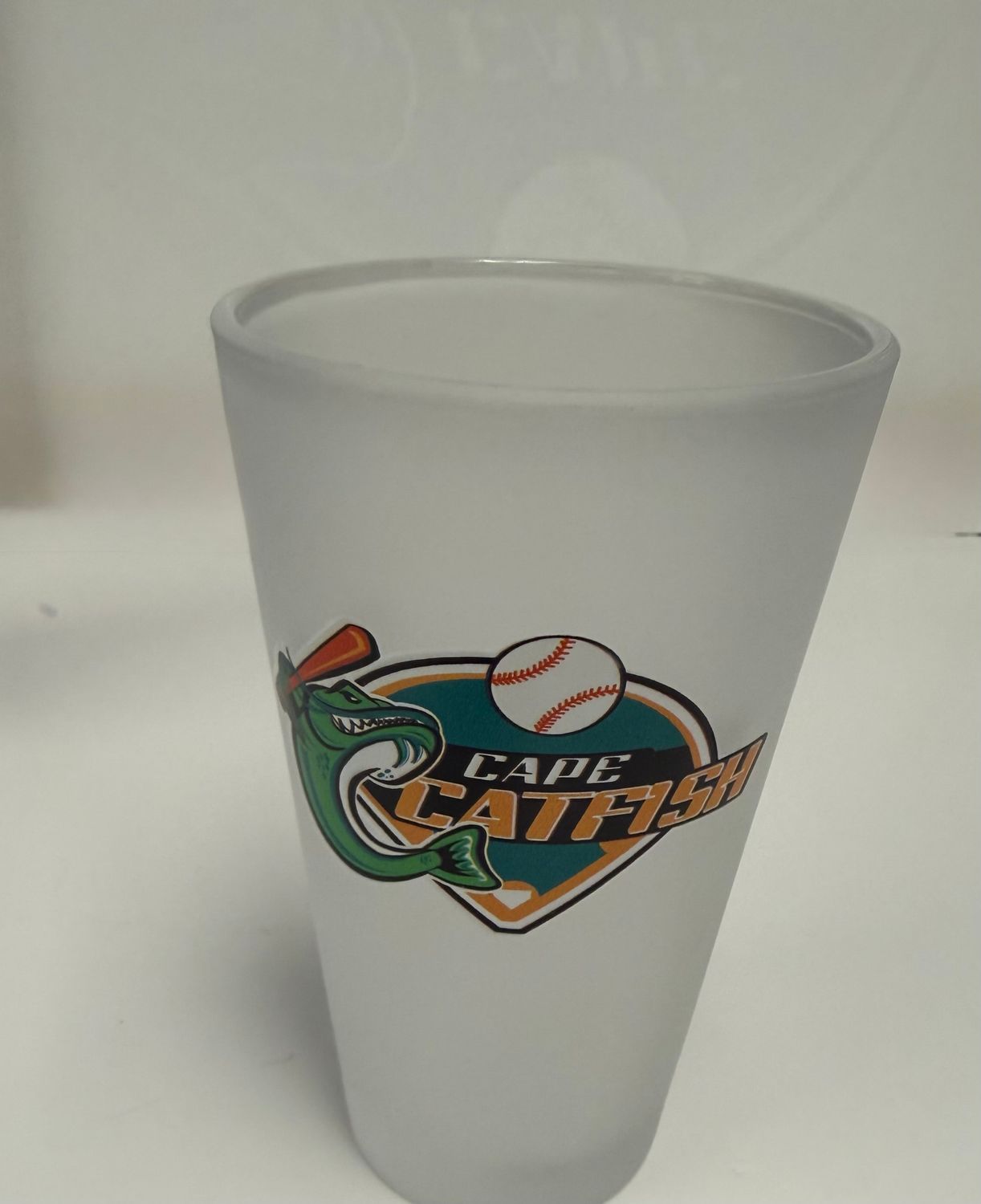 "New" Catfish 12oz Frosted Pint Glass