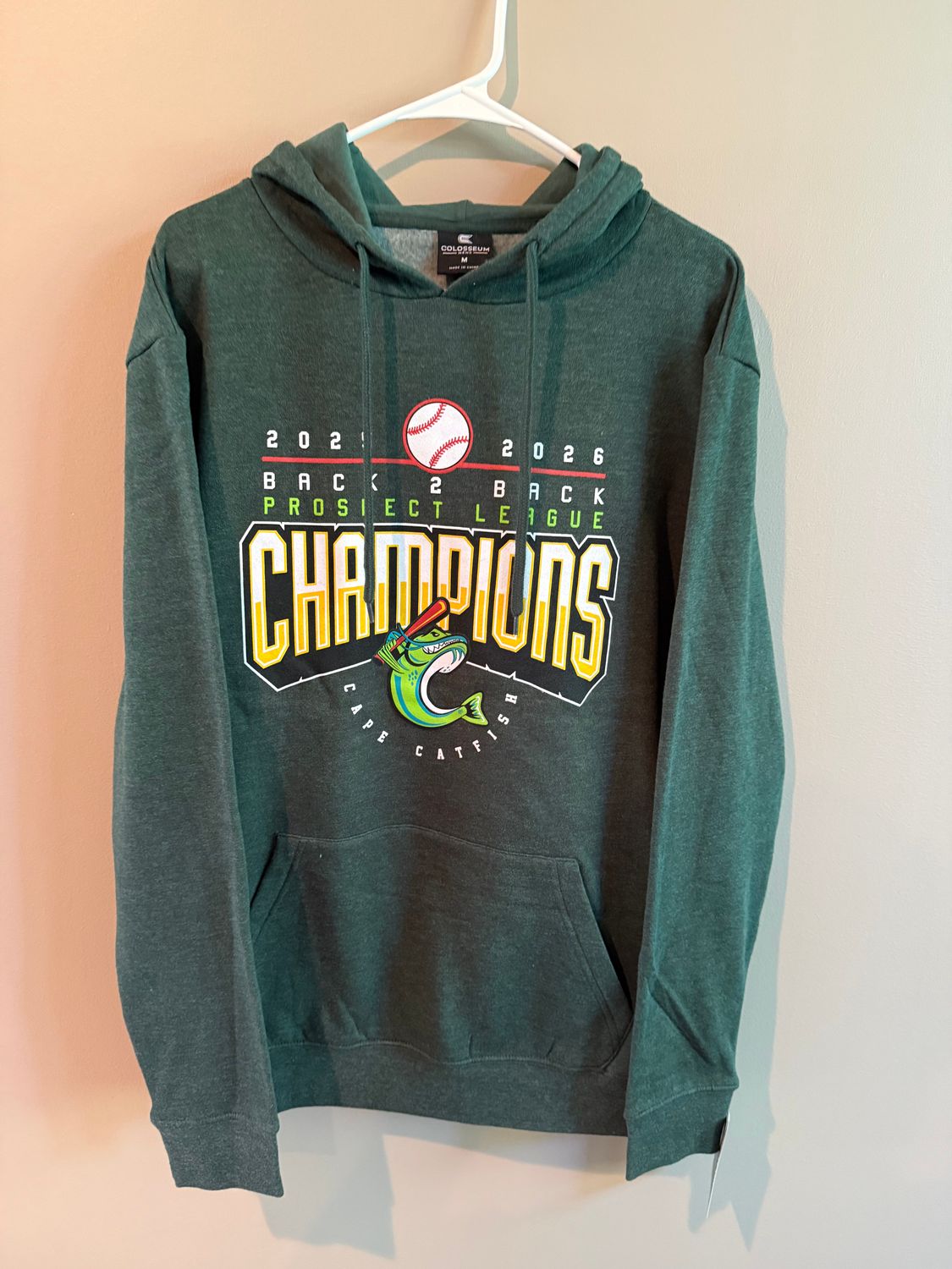 Colosseum 2026 Adult Forest Green Hoody with Back 2 Back logo