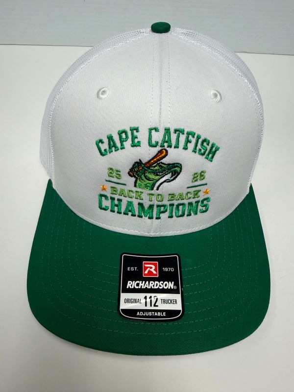 Richardson 112 White and Kelly Green B2B Hat