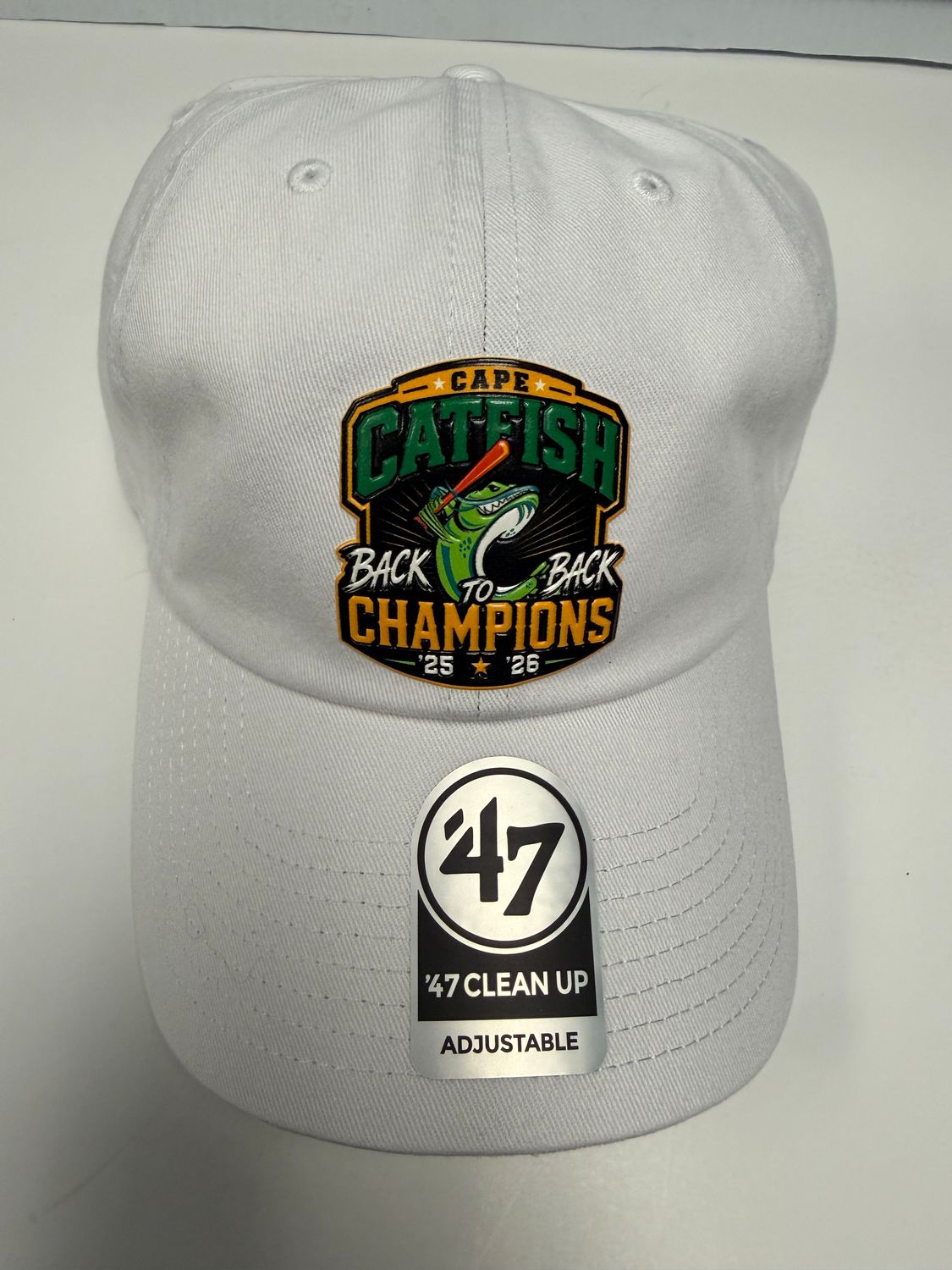 47 Clean Up White Back to Back Flex Patch Hat
