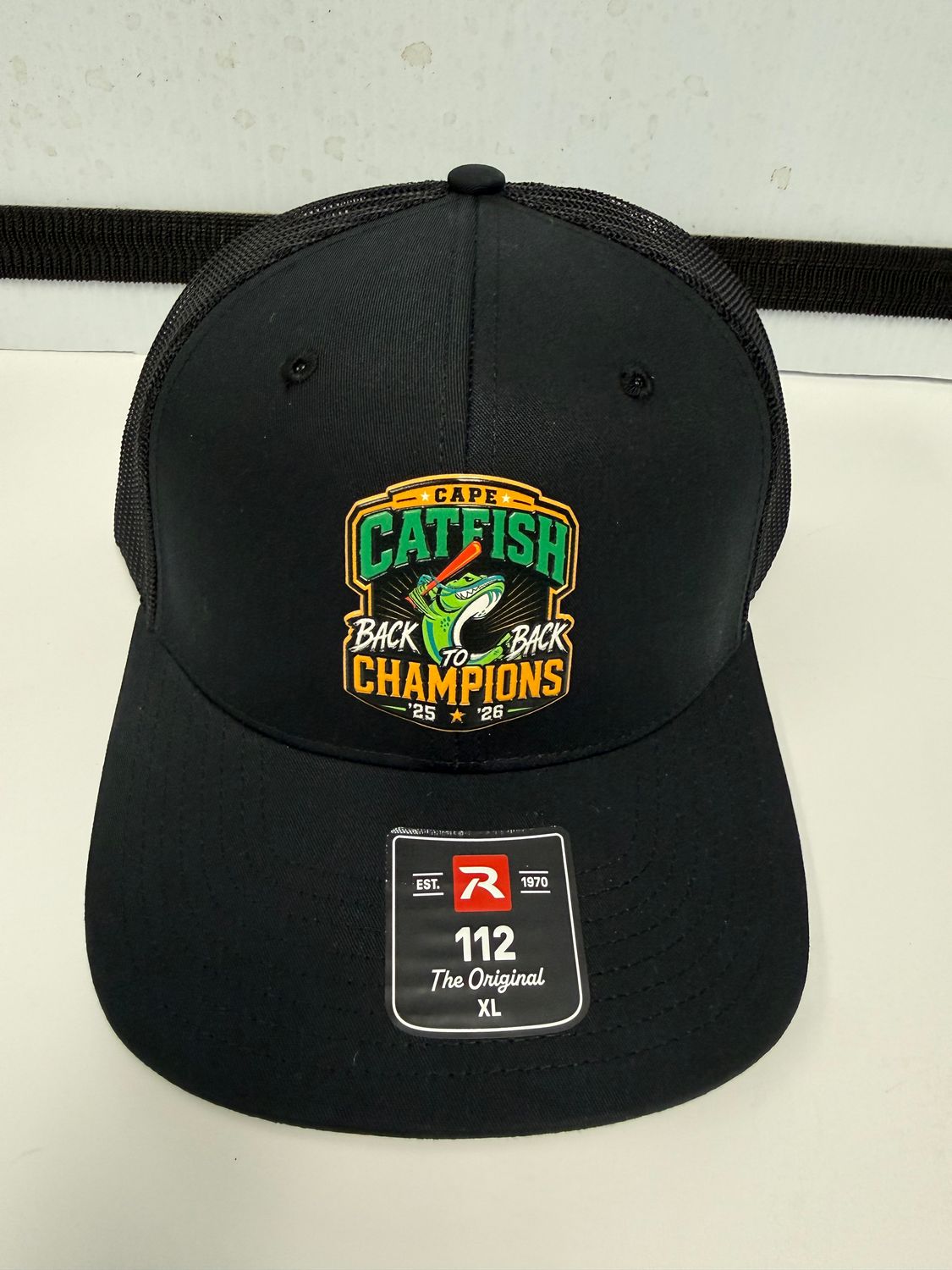 Richardson 112 Black Back to Back Flex Patch Hat