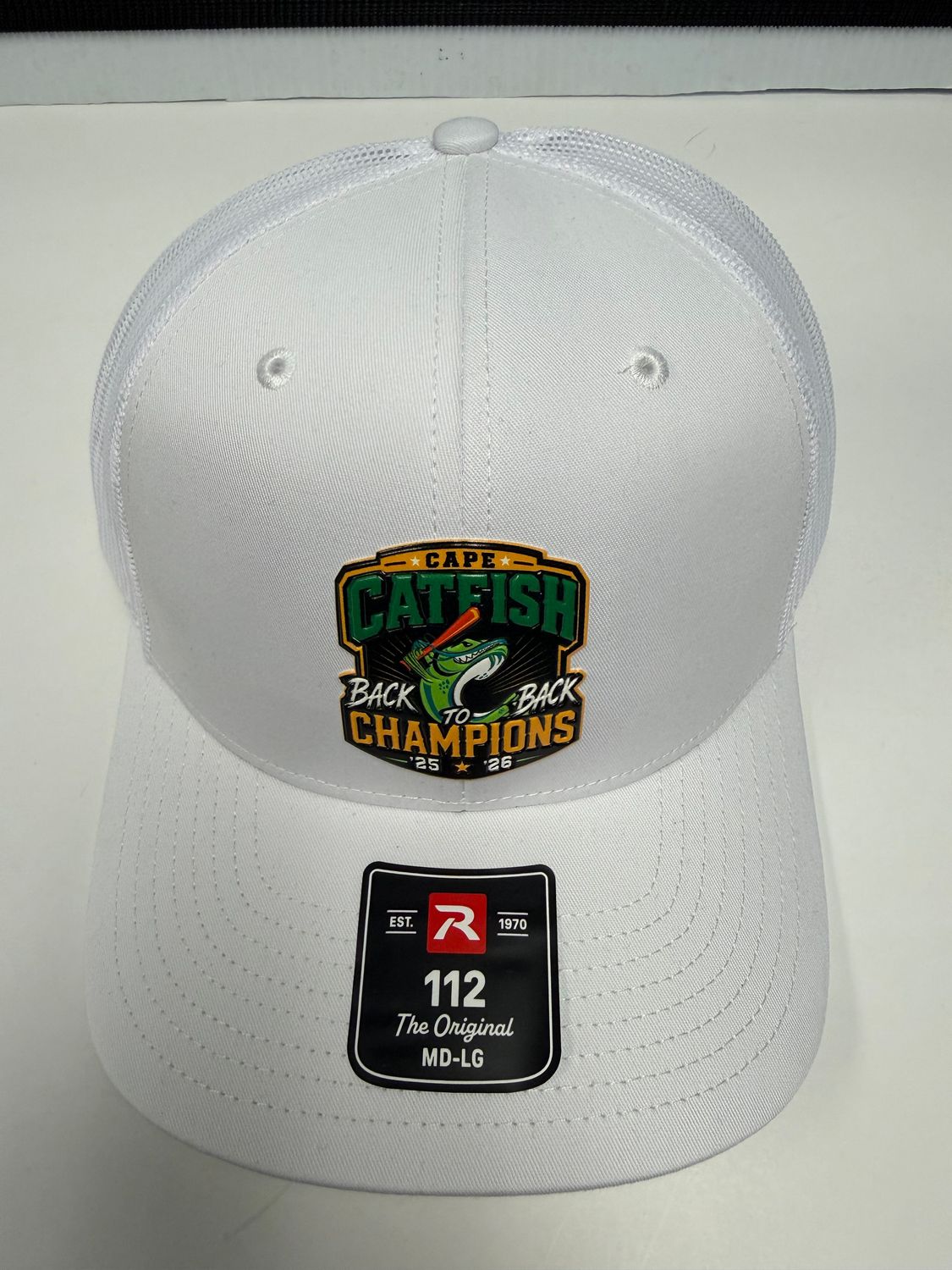 Richardson 112 White Back to Back Flex Patch Hat