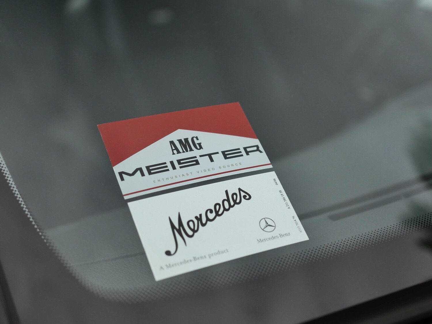 AMGmeister 'Marlboro' Window Sticker (Front Adhesive)