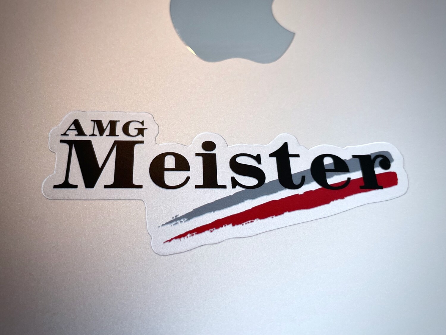 AMGmeister Logo Sticker &#39;West&#39; Clear