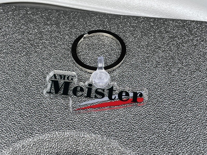 AMGmeister Logo Keychain &#39;West&#39; Clear