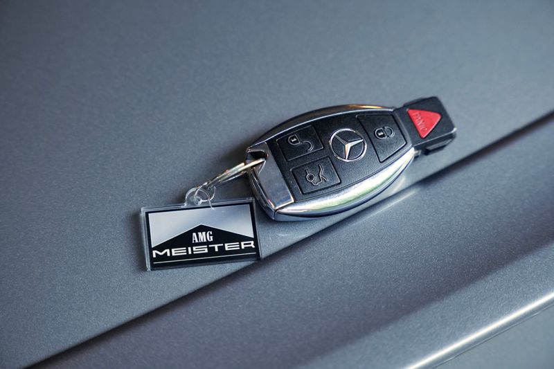 AMGmeister Logo Keychain &#39;Ice&#39; Clear