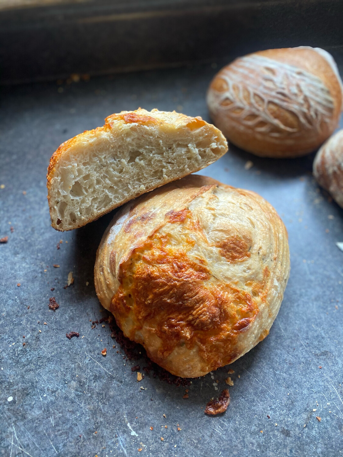 Chive & White Cheddar Sourdough